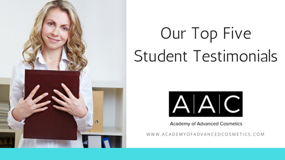 top five cosmetology school student testimonials